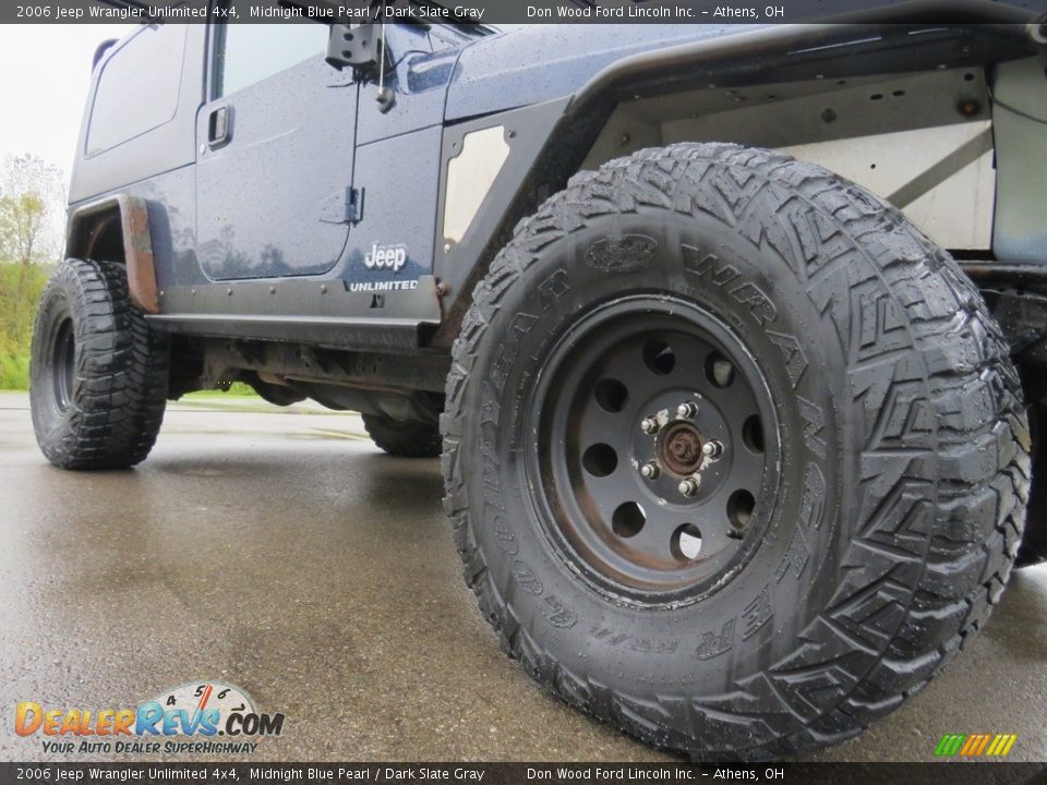 2006 Jeep Wrangler Unlimited 4x4 Midnight Blue Pearl / Dark Slate Gray Photo #3