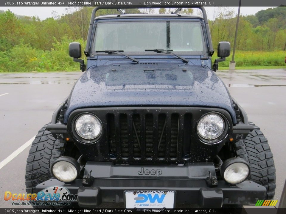 2006 Jeep Wrangler Unlimited 4x4 Midnight Blue Pearl / Dark Slate Gray Photo #4