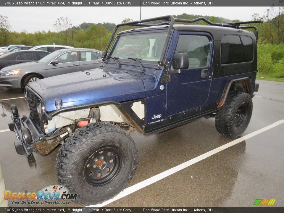 2006 Jeep Wrangler Unlimited 4x4 Midnight Blue Pearl / Dark Slate Gray Photo #6