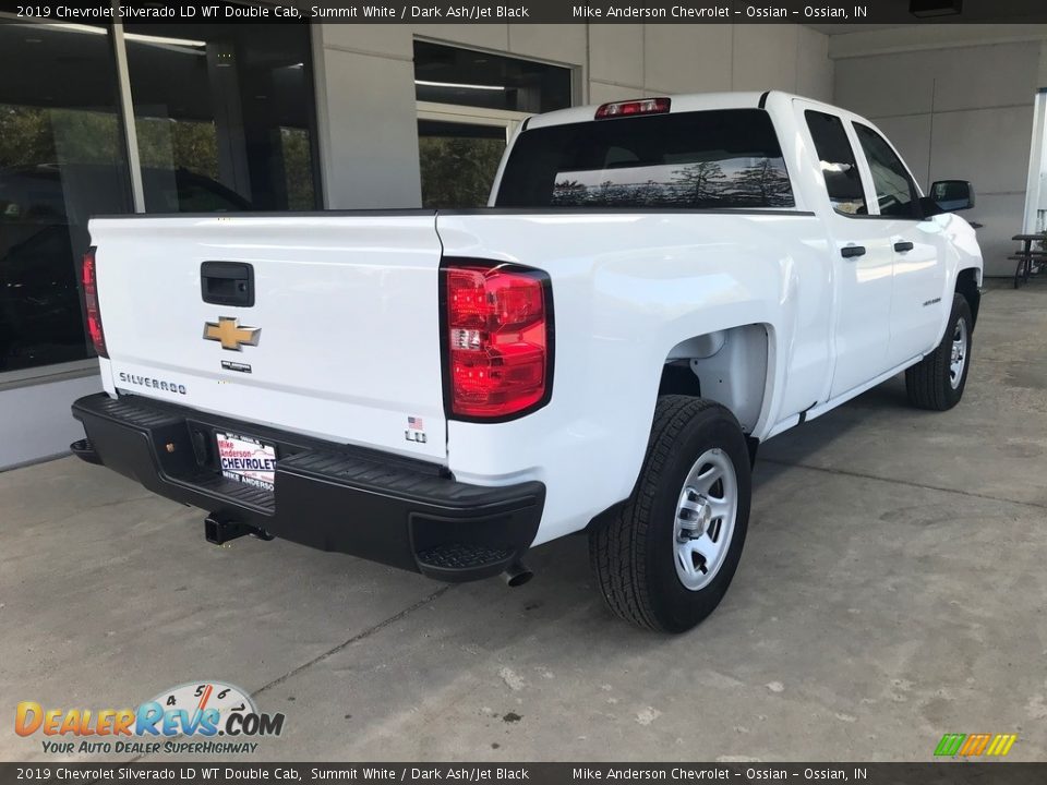 2019 Chevrolet Silverado LD WT Double Cab Summit White / Dark Ash/Jet Black Photo #3