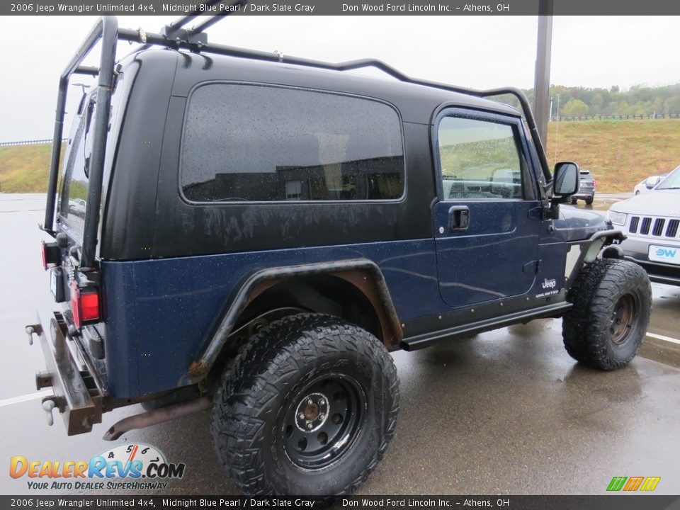2006 Jeep Wrangler Unlimited 4x4 Midnight Blue Pearl / Dark Slate Gray Photo #15