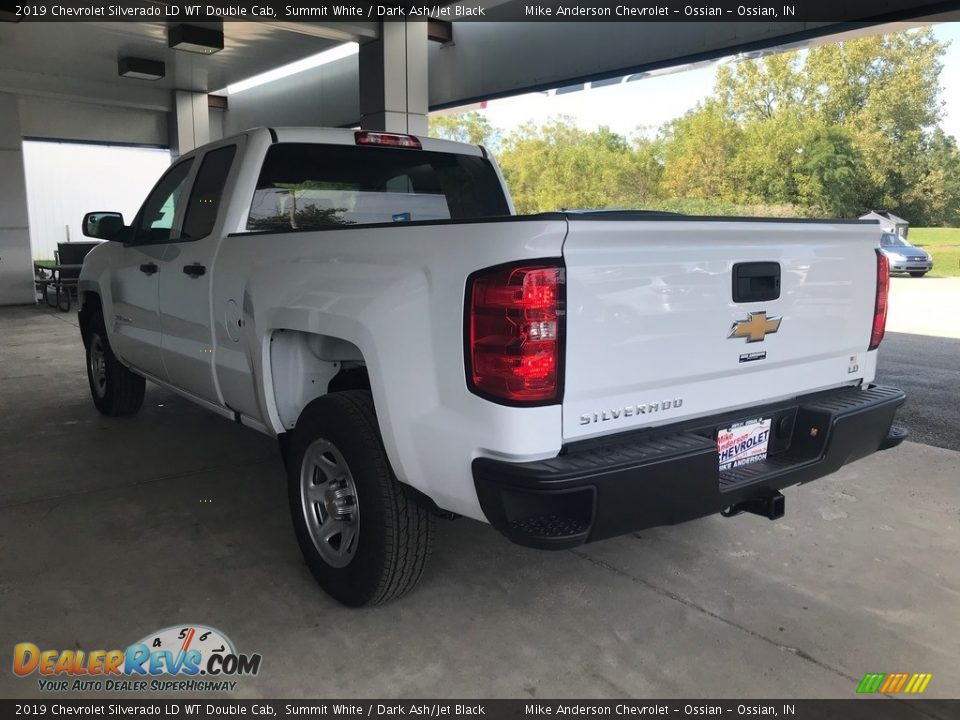 2019 Chevrolet Silverado LD WT Double Cab Summit White / Dark Ash/Jet Black Photo #5