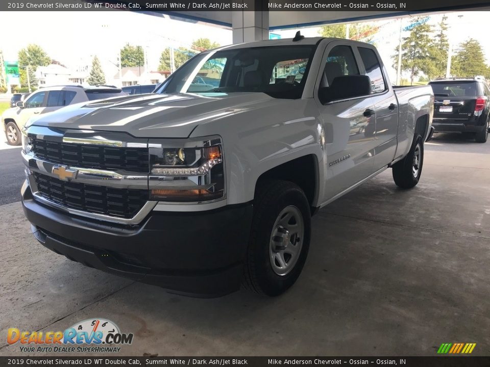 2019 Chevrolet Silverado LD WT Double Cab Summit White / Dark Ash/Jet Black Photo #6