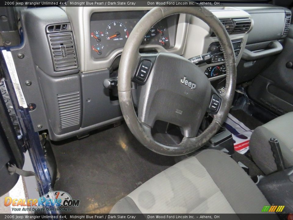 2006 Jeep Wrangler Unlimited 4x4 Midnight Blue Pearl / Dark Slate Gray Photo #19