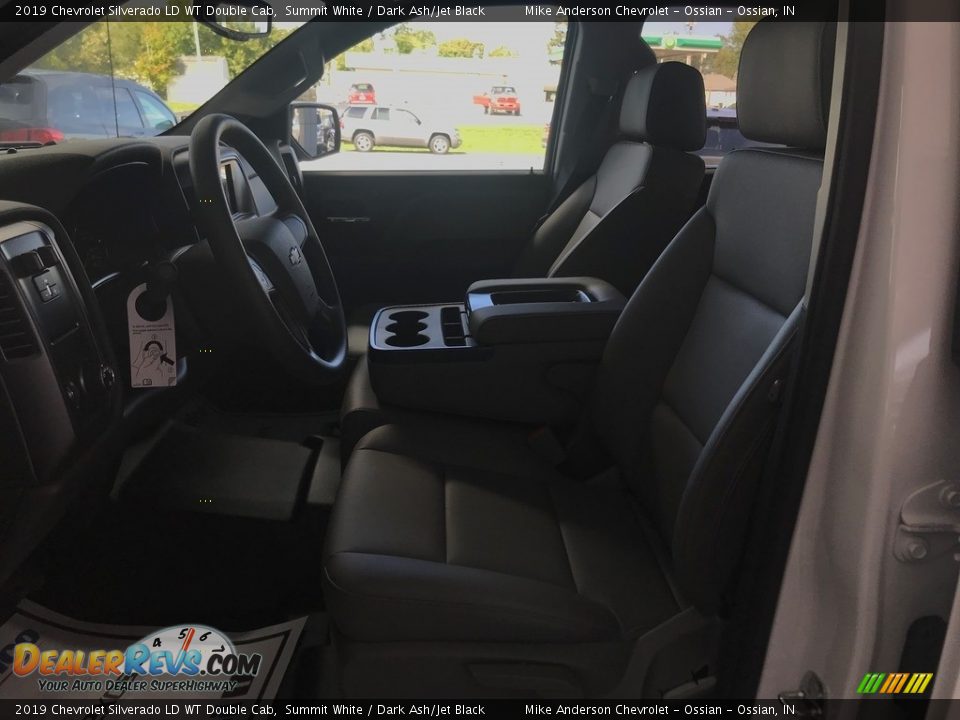 2019 Chevrolet Silverado LD WT Double Cab Summit White / Dark Ash/Jet Black Photo #8