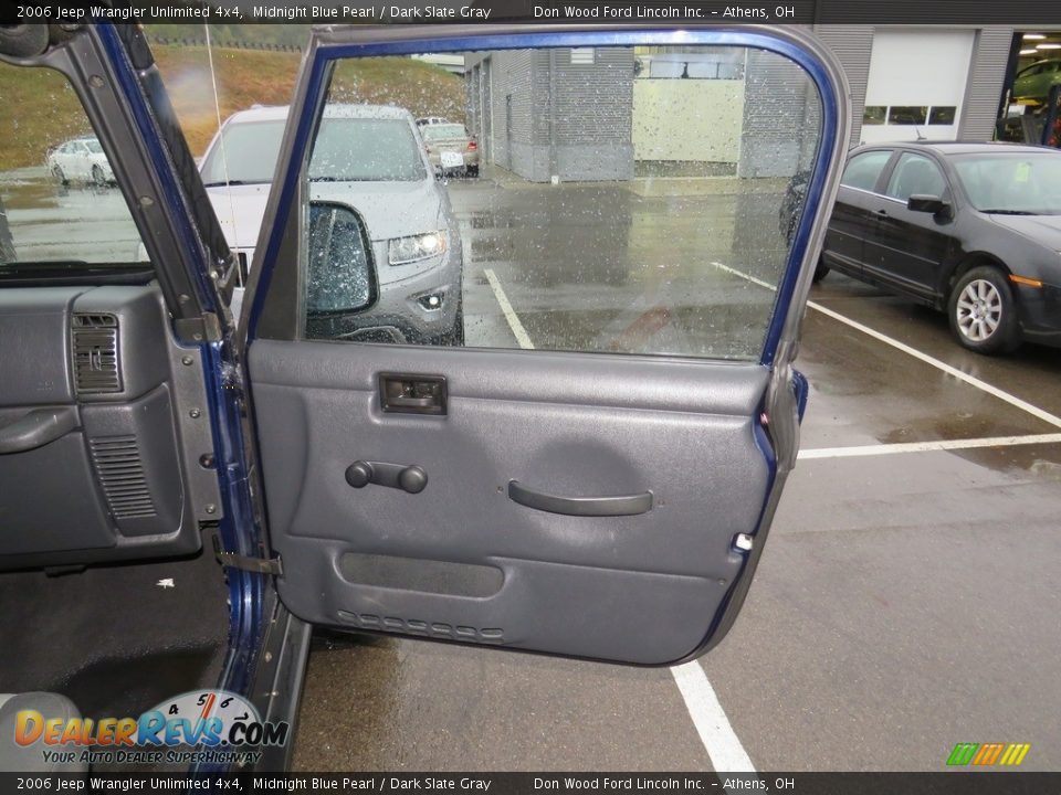 2006 Jeep Wrangler Unlimited 4x4 Midnight Blue Pearl / Dark Slate Gray Photo #21