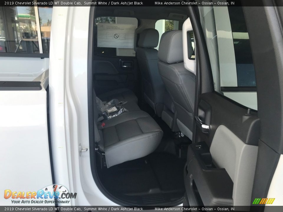 2019 Chevrolet Silverado LD WT Double Cab Summit White / Dark Ash/Jet Black Photo #11