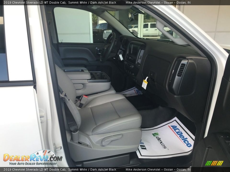 2019 Chevrolet Silverado LD WT Double Cab Summit White / Dark Ash/Jet Black Photo #12