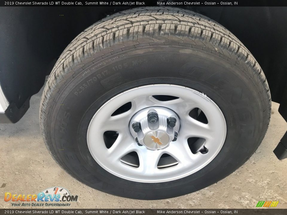 2019 Chevrolet Silverado LD WT Double Cab Summit White / Dark Ash/Jet Black Photo #13