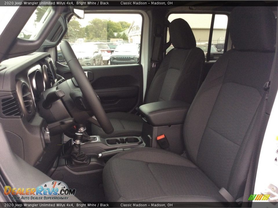 2020 Jeep Wrangler Unlimited Willys 4x4 Bright White / Black Photo #2