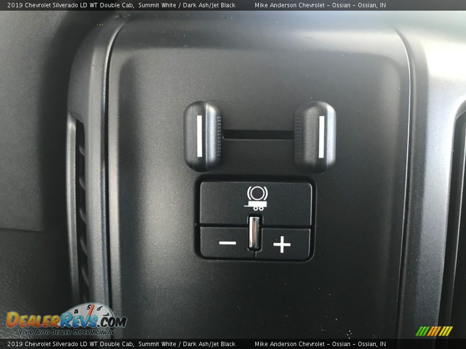 2019 Chevrolet Silverado LD WT Double Cab Summit White / Dark Ash/Jet Black Photo #15