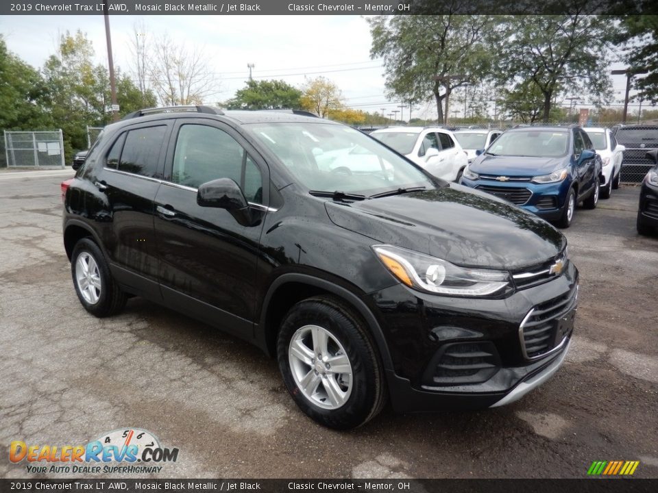 2019 Chevrolet Trax LT AWD Mosaic Black Metallic / Jet Black Photo #3