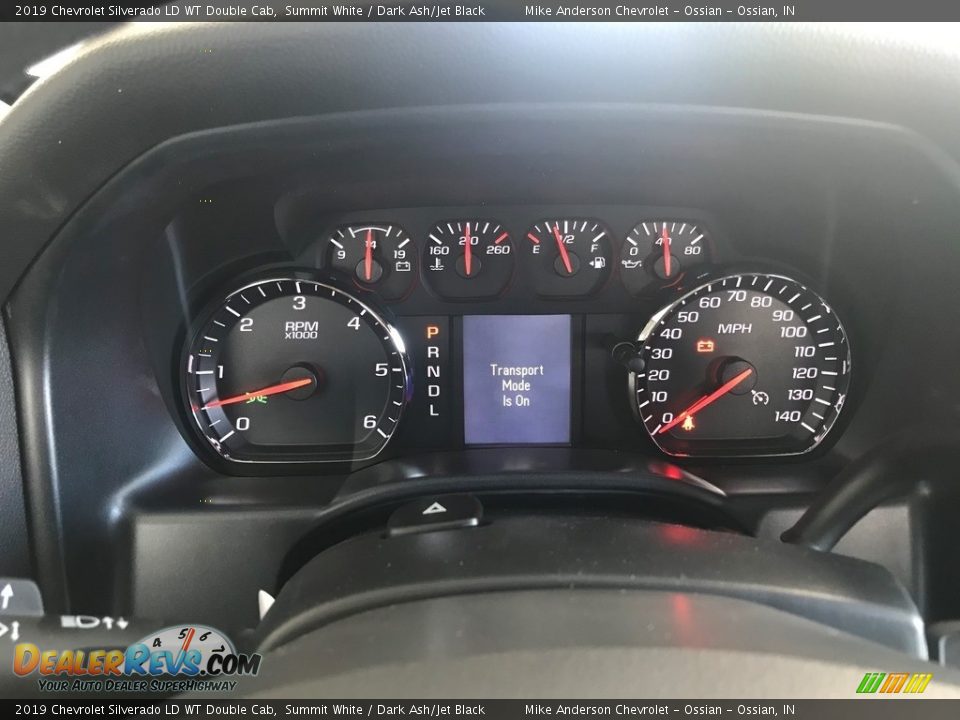 2019 Chevrolet Silverado LD WT Double Cab Summit White / Dark Ash/Jet Black Photo #16