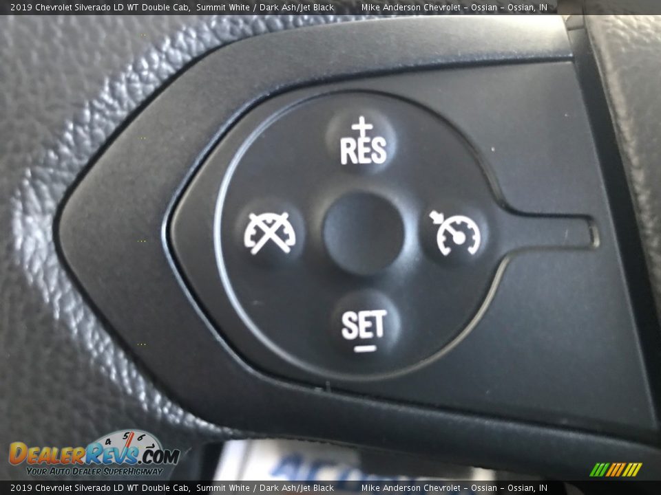 2019 Chevrolet Silverado LD WT Double Cab Summit White / Dark Ash/Jet Black Photo #17