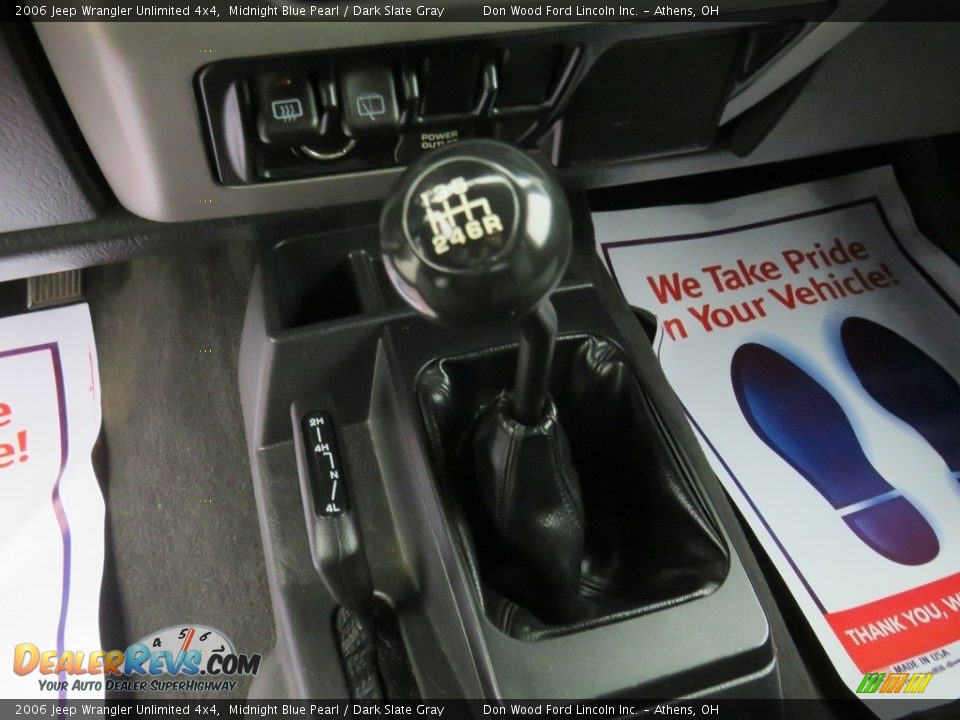 2006 Jeep Wrangler Unlimited 4x4 Midnight Blue Pearl / Dark Slate Gray Photo #31