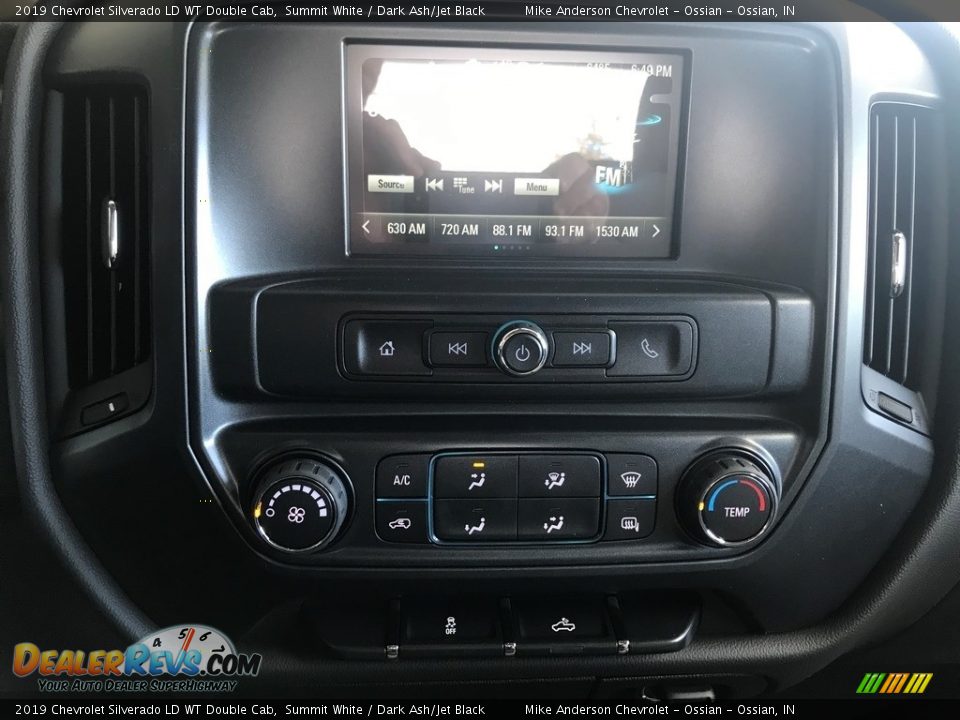 2019 Chevrolet Silverado LD WT Double Cab Summit White / Dark Ash/Jet Black Photo #20