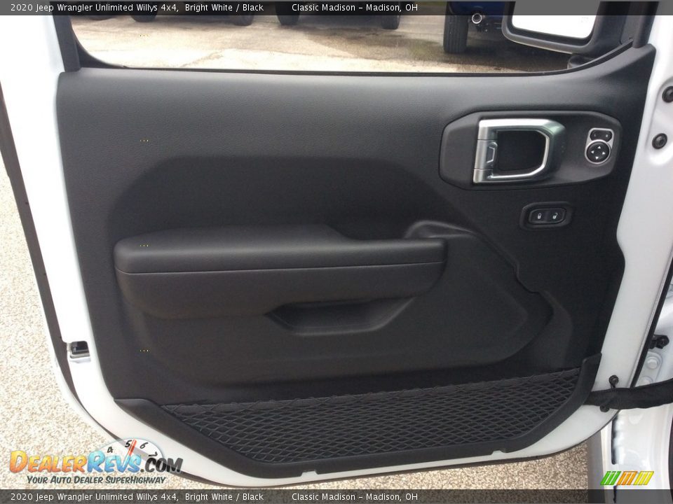 2020 Jeep Wrangler Unlimited Willys 4x4 Bright White / Black Photo #10