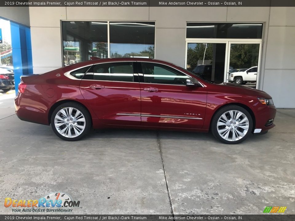 2019 Chevrolet Impala Premier Cajun Red Tintcoat / Jet Black/­Dark Titanium Photo #2