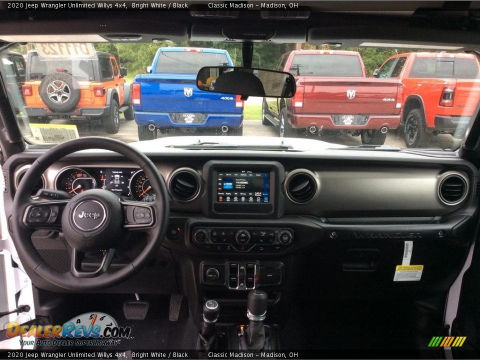2020 Jeep Wrangler Unlimited Willys 4x4 Bright White / Black Photo #12