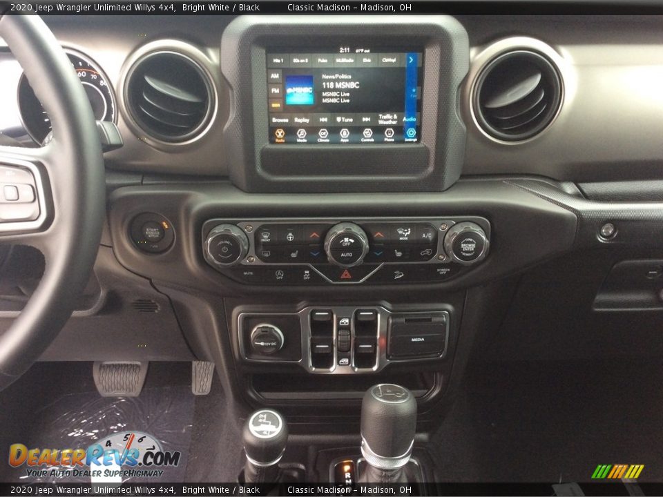 2020 Jeep Wrangler Unlimited Willys 4x4 Bright White / Black Photo #13