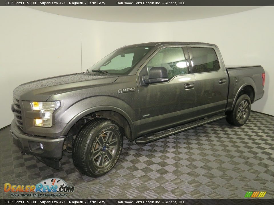 2017 Ford F150 XLT SuperCrew 4x4 Magnetic / Earth Gray Photo #8