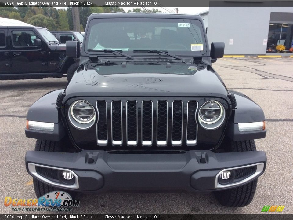 2020 Jeep Gladiator Overland 4x4 Black / Black Photo #4