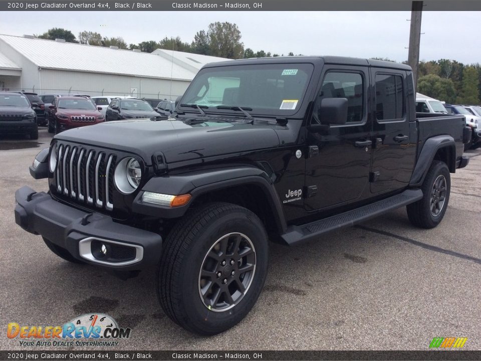 2020 Jeep Gladiator Overland 4x4 Black / Black Photo #5