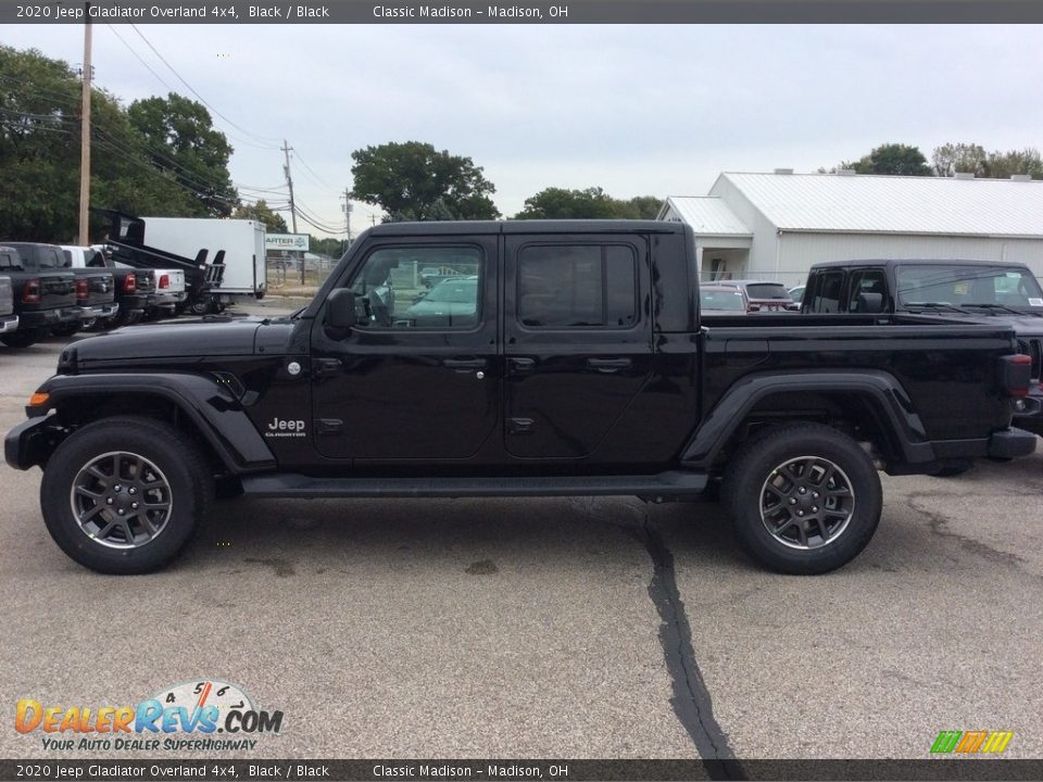 2020 Jeep Gladiator Overland 4x4 Black / Black Photo #6