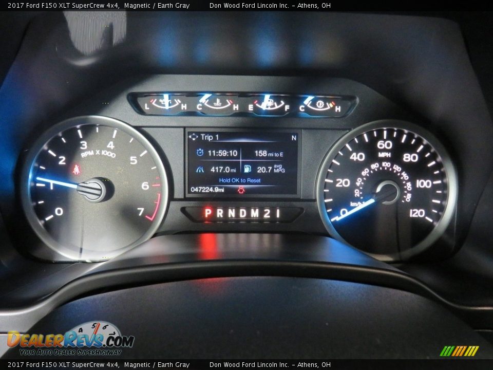 2017 Ford F150 XLT SuperCrew 4x4 Magnetic / Earth Gray Photo #30