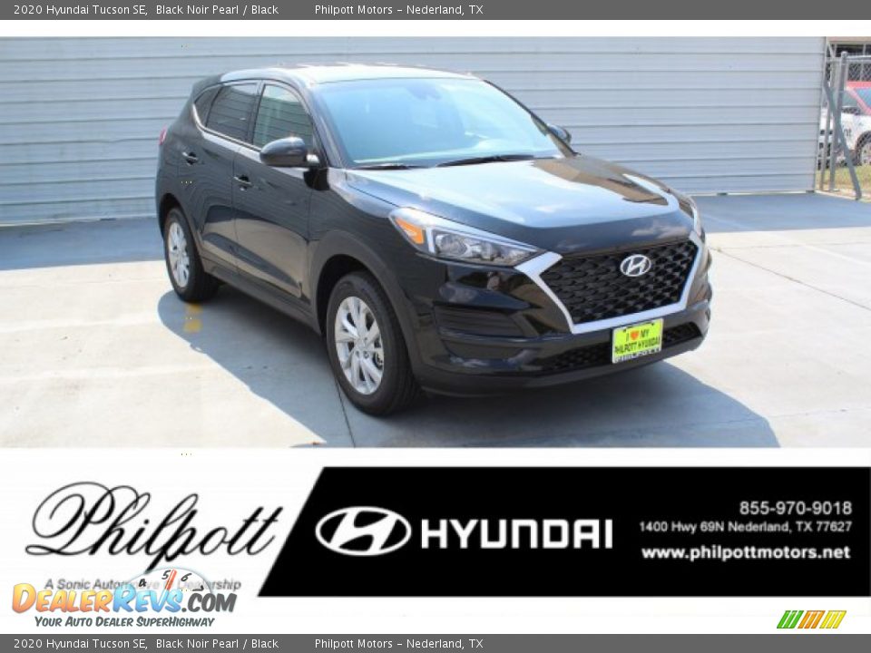 2020 Hyundai Tucson SE Black Noir Pearl / Black Photo #1