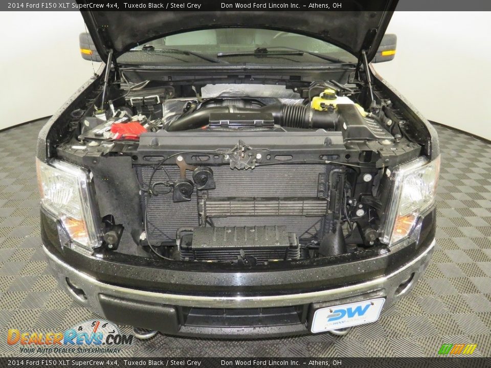 2014 Ford F150 XLT SuperCrew 4x4 Tuxedo Black / Steel Grey Photo #5