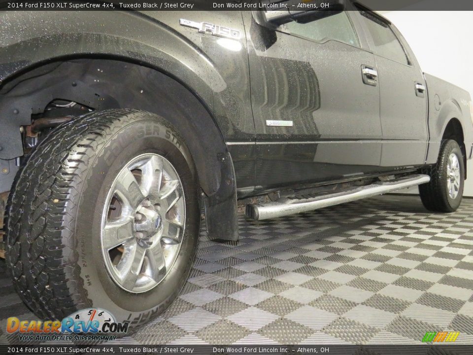 2014 Ford F150 XLT SuperCrew 4x4 Tuxedo Black / Steel Grey Photo #8