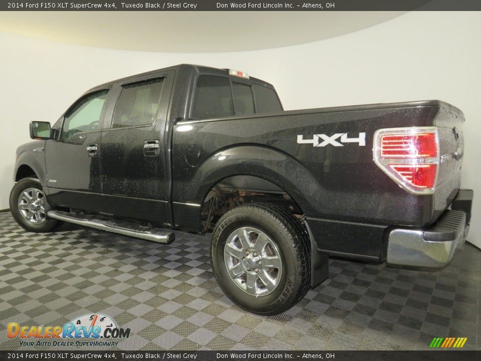 2014 Ford F150 XLT SuperCrew 4x4 Tuxedo Black / Steel Grey Photo #9