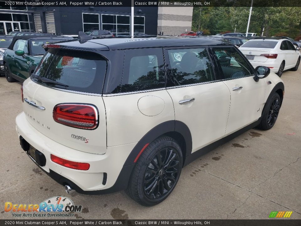 2020 Mini Clubman Cooper S All4 Pepper White / Carbon Black Photo #2