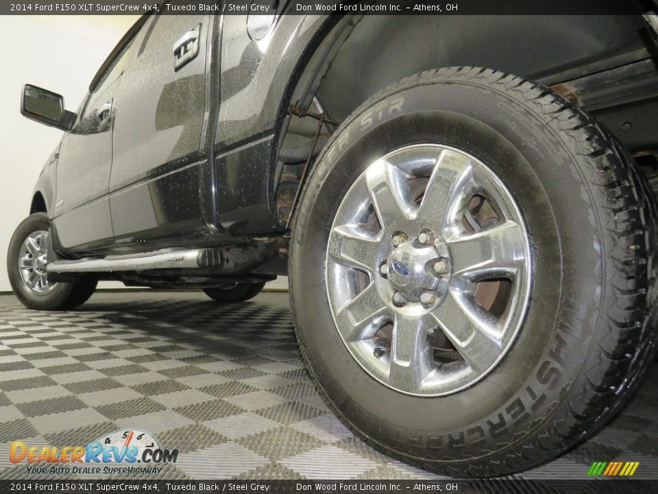 2014 Ford F150 XLT SuperCrew 4x4 Tuxedo Black / Steel Grey Photo #10