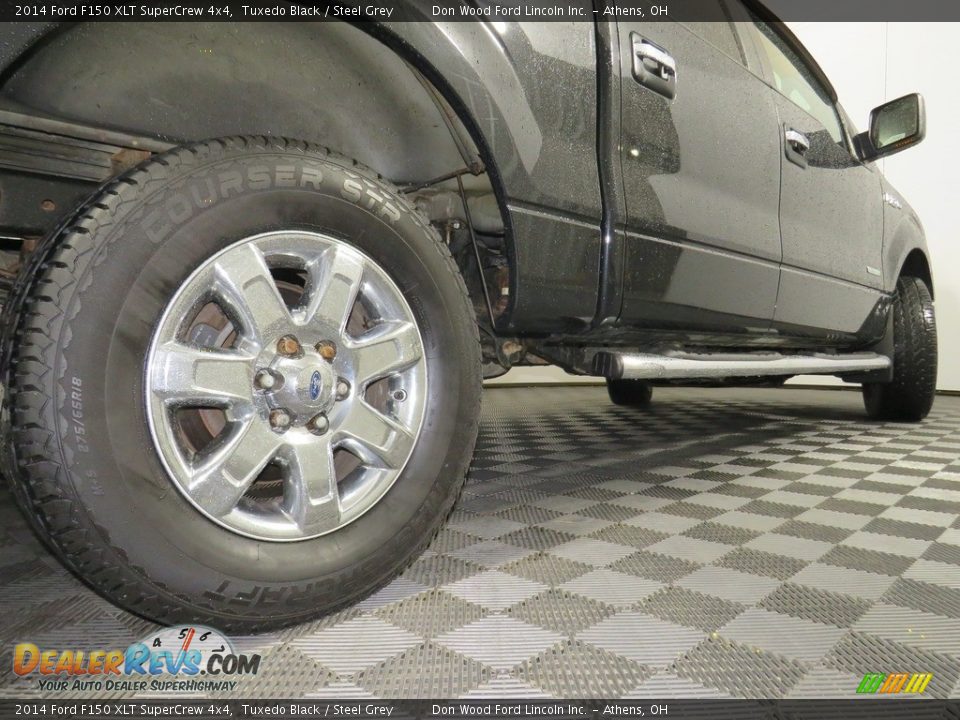 2014 Ford F150 XLT SuperCrew 4x4 Tuxedo Black / Steel Grey Photo #14