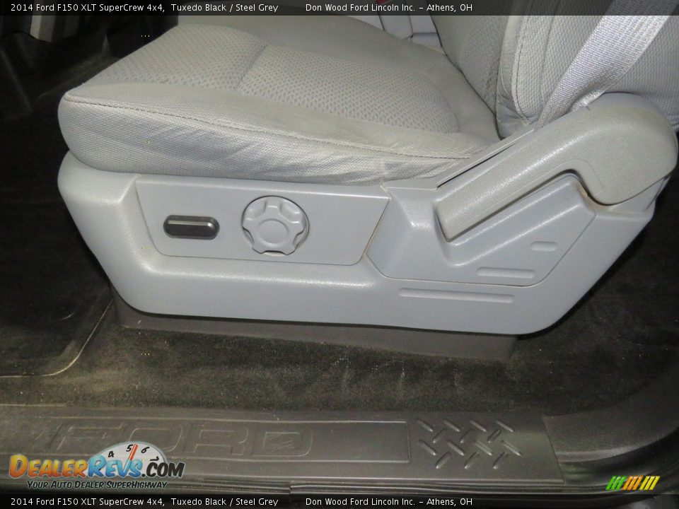 2014 Ford F150 XLT SuperCrew 4x4 Tuxedo Black / Steel Grey Photo #16