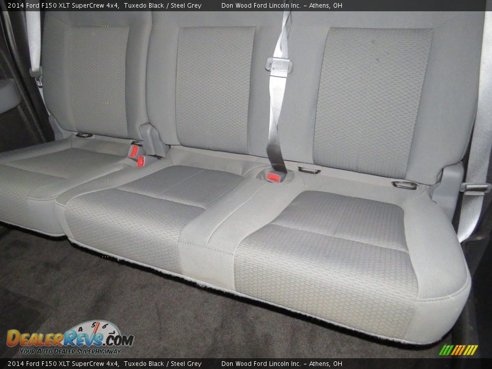 2014 Ford F150 XLT SuperCrew 4x4 Tuxedo Black / Steel Grey Photo #18