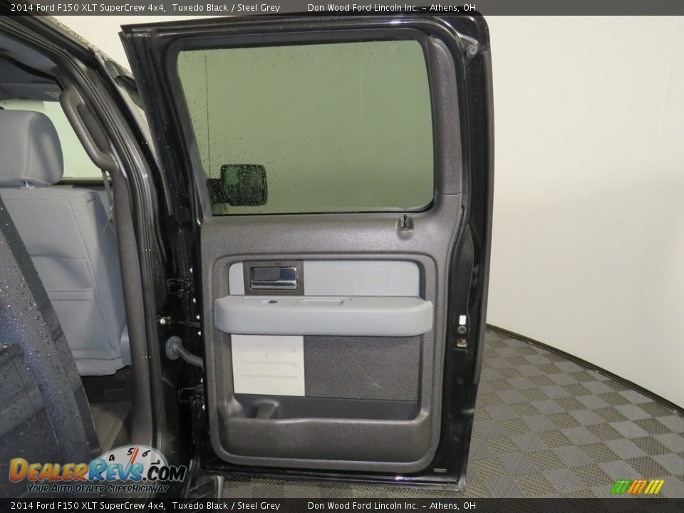 2014 Ford F150 XLT SuperCrew 4x4 Tuxedo Black / Steel Grey Photo #21