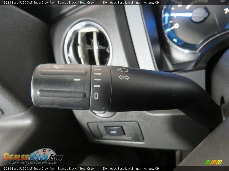 2014 Ford F150 XLT SuperCrew 4x4 Tuxedo Black / Steel Grey Photo #28