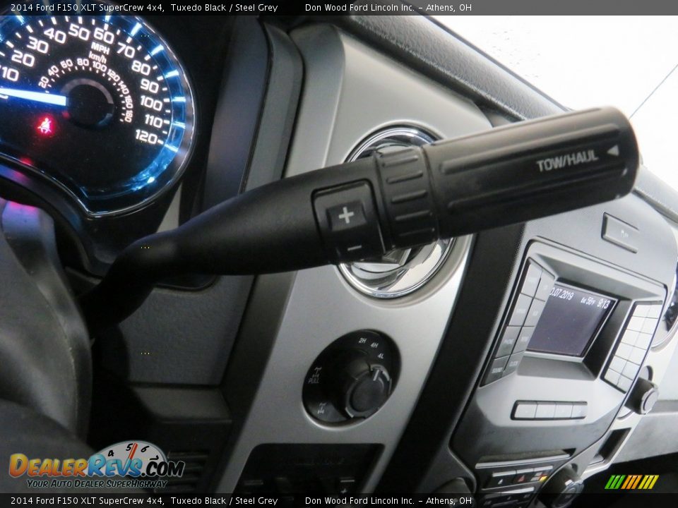 2014 Ford F150 XLT SuperCrew 4x4 Tuxedo Black / Steel Grey Photo #29