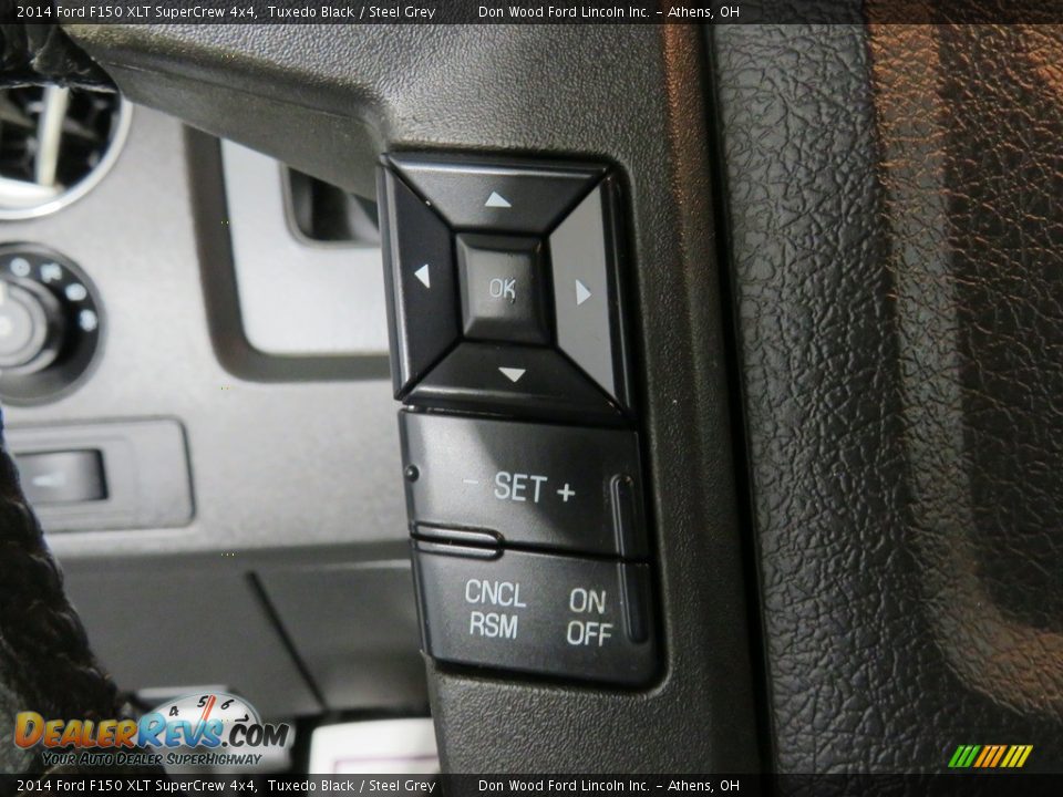 2014 Ford F150 XLT SuperCrew 4x4 Tuxedo Black / Steel Grey Photo #30