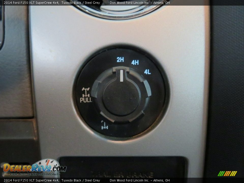 2014 Ford F150 XLT SuperCrew 4x4 Tuxedo Black / Steel Grey Photo #34