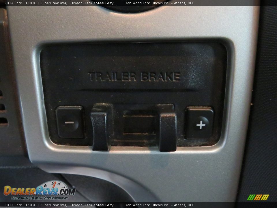 2014 Ford F150 XLT SuperCrew 4x4 Tuxedo Black / Steel Grey Photo #35