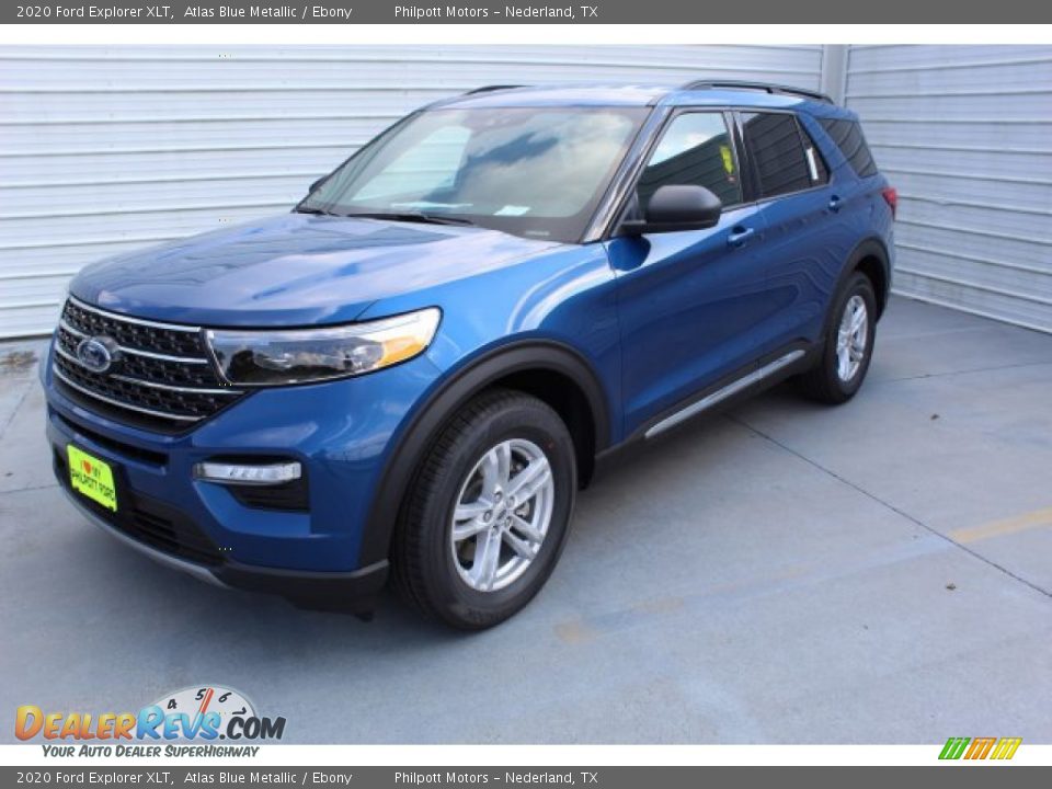 2020 Ford Explorer XLT Atlas Blue Metallic / Ebony Photo #4