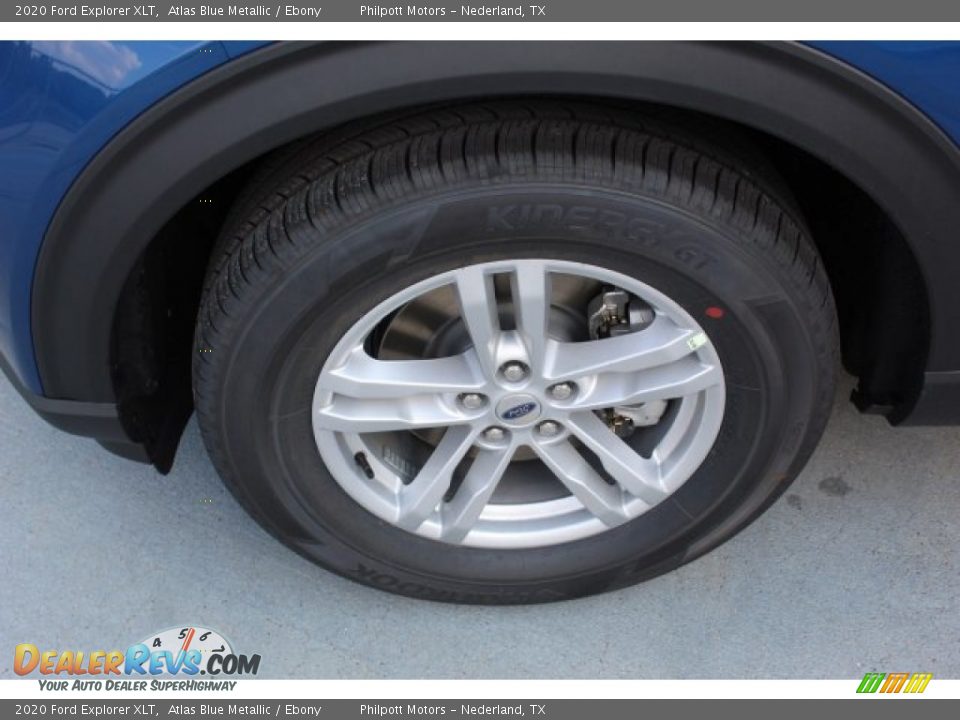 2020 Ford Explorer XLT Atlas Blue Metallic / Ebony Photo #5