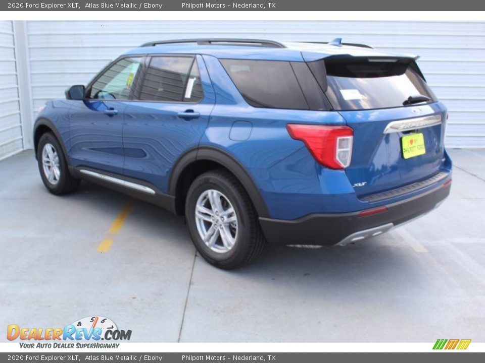 2020 Ford Explorer XLT Atlas Blue Metallic / Ebony Photo #6