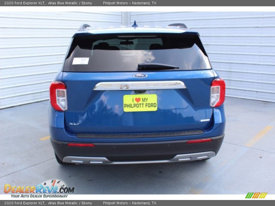 2020 Ford Explorer XLT Atlas Blue Metallic / Ebony Photo #7