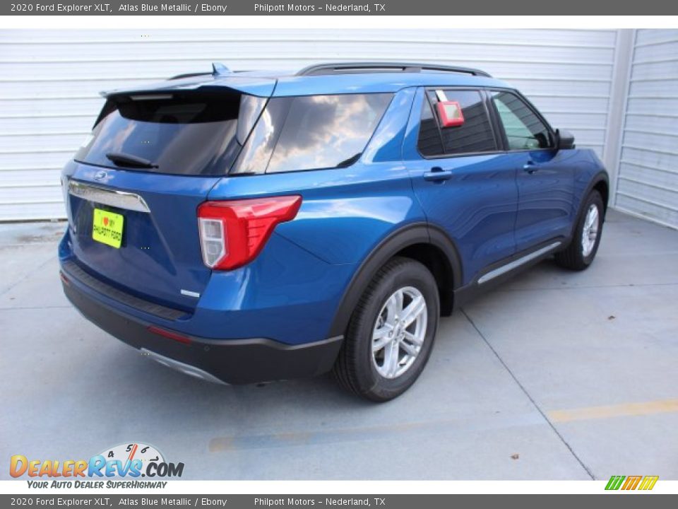 2020 Ford Explorer XLT Atlas Blue Metallic / Ebony Photo #8