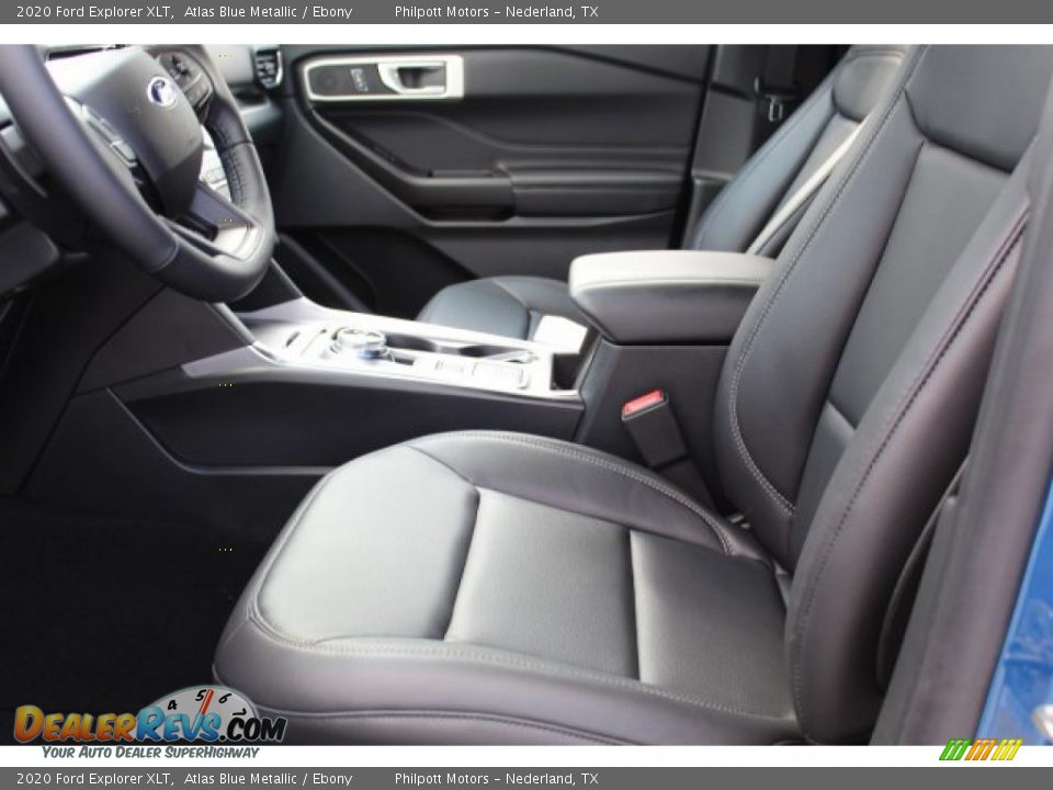2020 Ford Explorer XLT Atlas Blue Metallic / Ebony Photo #10
